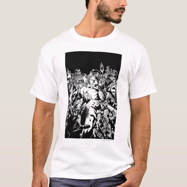 Grönt Lantern, omgiven Tee (Framsida)