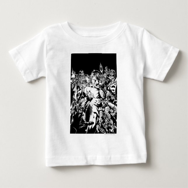 Grönt Lantern, omgiven Tee Shirt (Framsida)