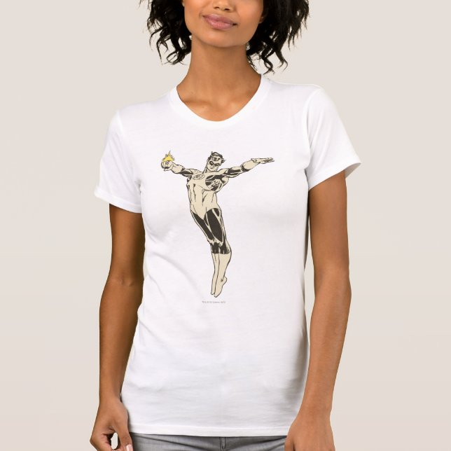 Grönt Lantern Poses Tee (Framsida)