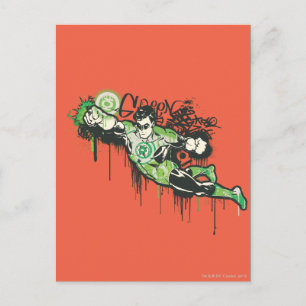 Grönt Lantern - Poster med avbrutet Oskuld Vykort