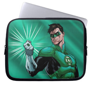 Grönt Lantern & Ring Laptop Fodral