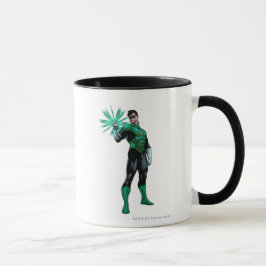 Grönt Lantern & Ring Mugg