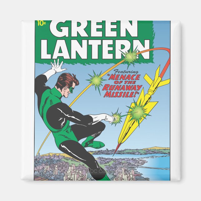 Grönt Lantern - Runaway Missile Magnet (Framsidan)