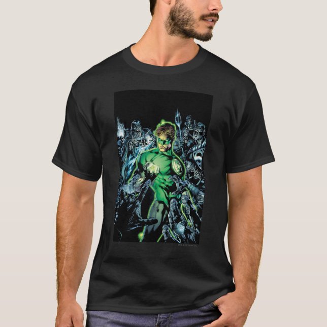 Grönt Lantern Surround - Färg T-shirt (Framsida)
