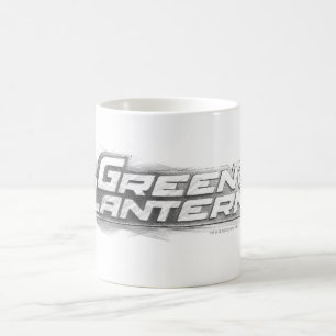 Grönt Lantern Teckning Kaffemugg
