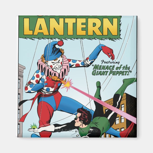 Grönt Lantern vs Clown Magnet (Framsidan)