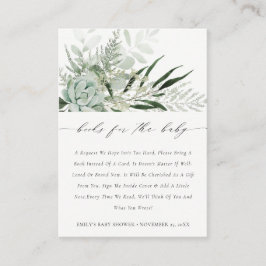 Grönt läs färsksuckande Bokar för babyskor Tilläggskort