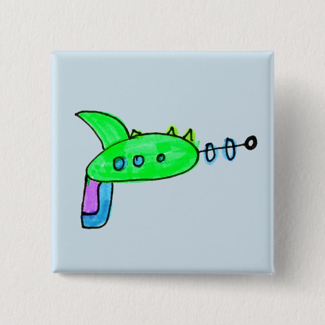 Grönt laser-vapen knapp (Framsida)