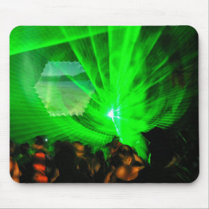 Grönt Lasers Night Mousepad Musmatta