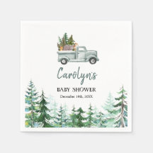 Grönt Lastbil Woodland Animals Pappra blöjor