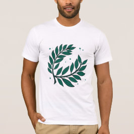 Grönt Laurel, krans och framgångar T Shirt