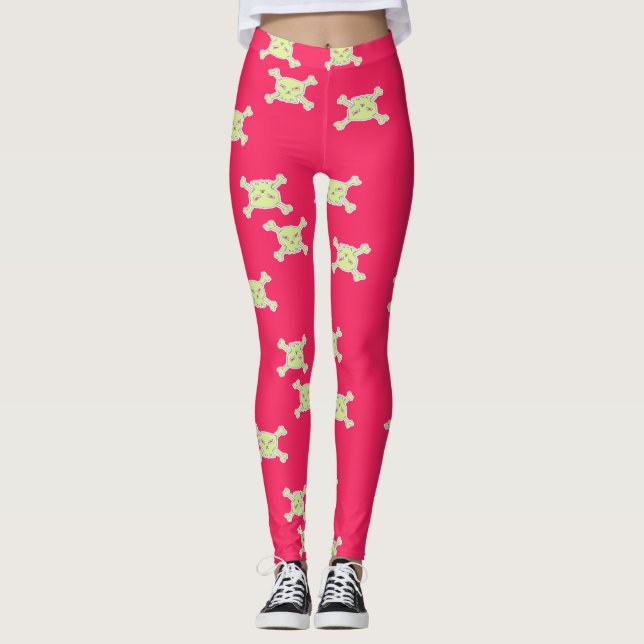 grönt leggings (Framsida)