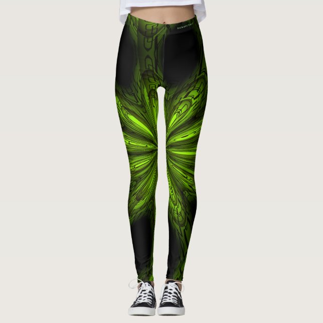 Grönt Leggings (Framsida)