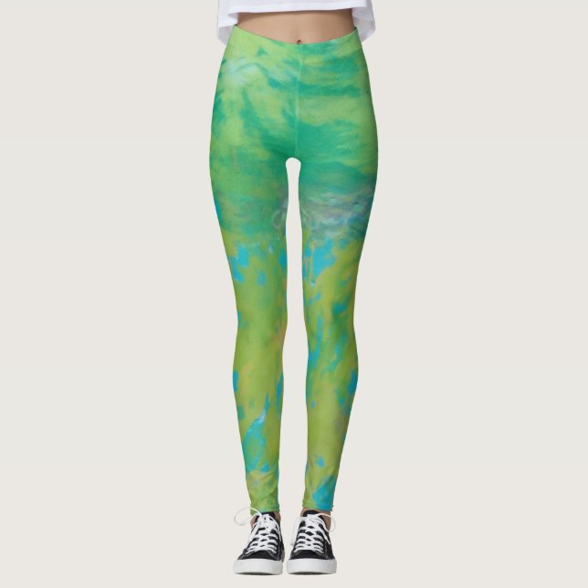 Grönt Leggings (Framsida)