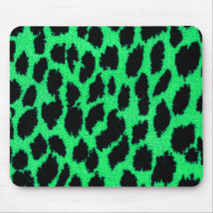 Grönt Leopardtryck Musmatta
