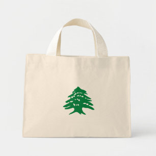 Grönt Libanon Cedar Mini Tygkasse