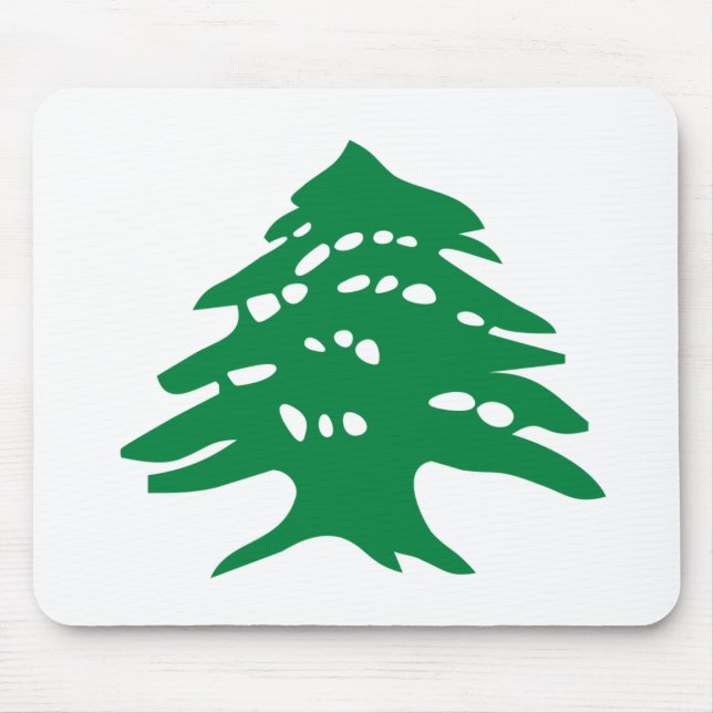 Grönt Libanon Cedar Musmatta (Framsidan)