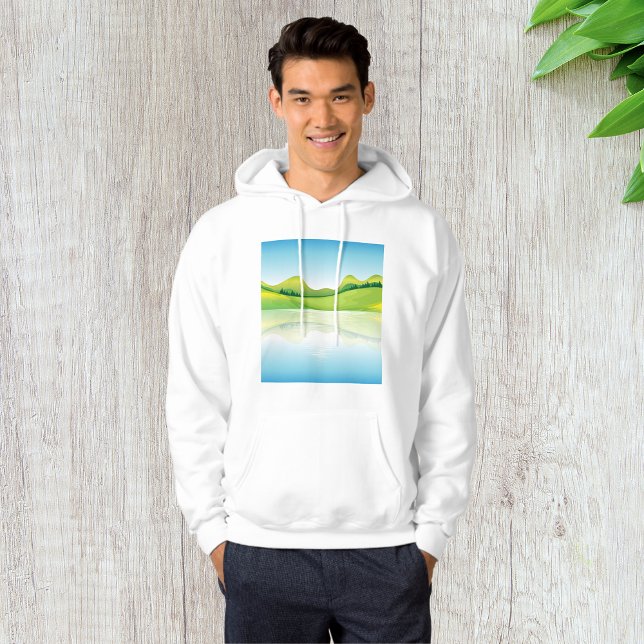 Grönt liggande hoodie (Skapare uppladdad)