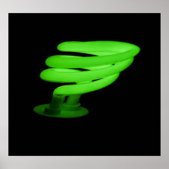 Grönt Light Poster (Framsidan)