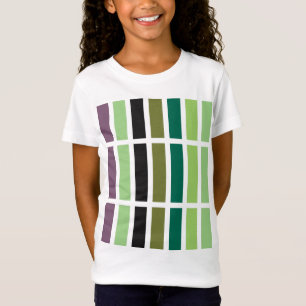 Grönt Lila Black Hues T Shirt