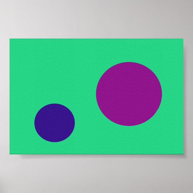 Grönt Lila flottan Poster (Framsidan)