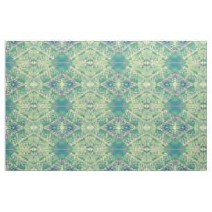 Grönt Lila Gult Diamond Geometric Fabric Tyg