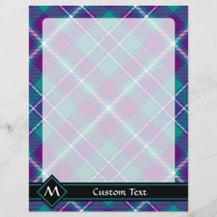 Grönt, Lila och blått Tartan