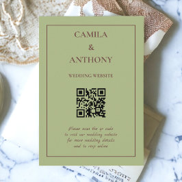 Grönt Lila Retro Y2K Funky Hippie Flower Mönster Tilläggskort