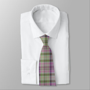 Grönt, lilac Classic tartan.  Slips
