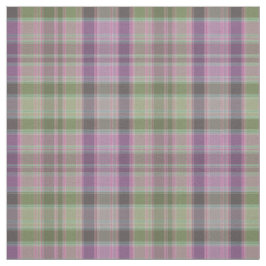 Grönt, lilac Classic tartan. Tyg