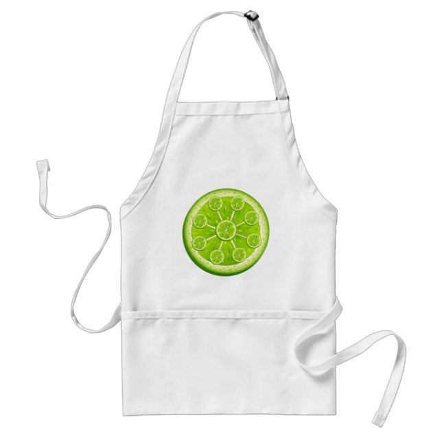 Grönt Lime Kitchen Apron Förkläde (Framsidan)
