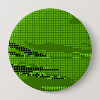 GRÖNT LIME NEON RETRO DOTS ART KNAPP