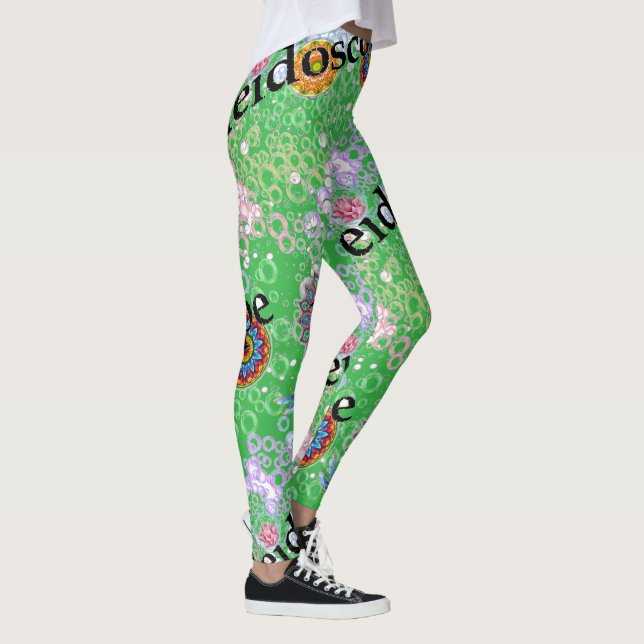 Grönt Lime Sorbet Leggings (Höger)