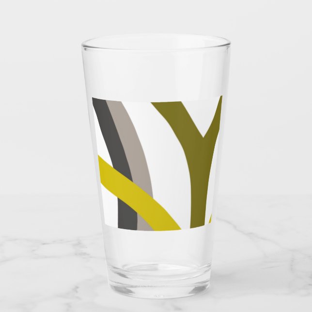 Grönt linjer glas (Framsida)