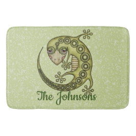 Grönt Lizard Badrumsmatta