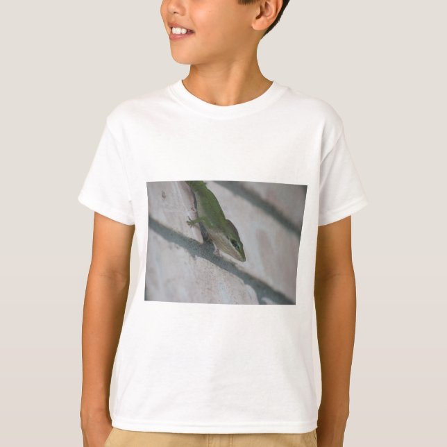 Grönt Lizard T-shirt (Framsida)