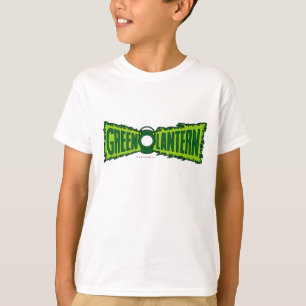 Grönt Logotyp Flames Tee Shirt