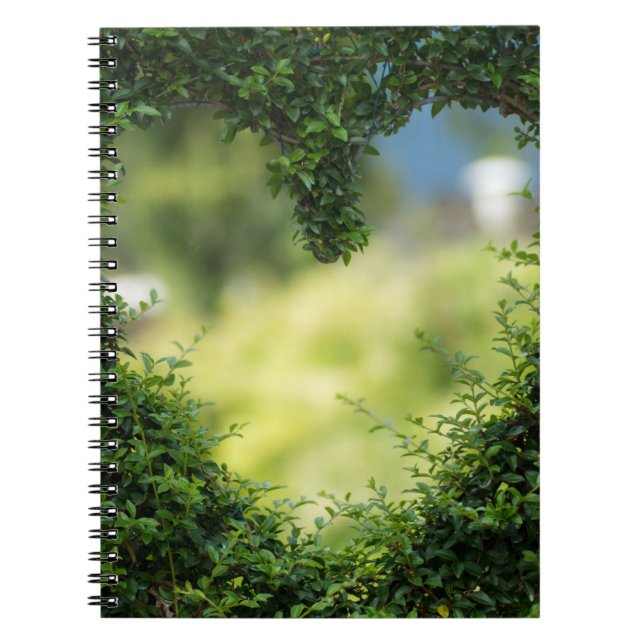 Grönt Lokalt hjärta Anteckningsbok (Framsidan)