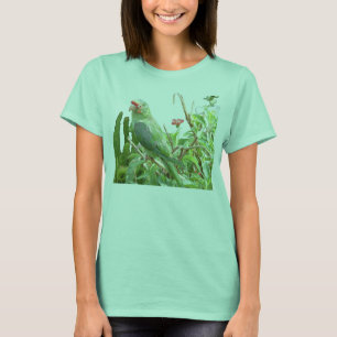 Grönt Lorikeet Ringer Bird T-Shirt