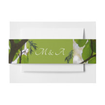 Grönt Löv Bröllop Belly Band