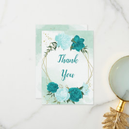 grönt löv bröllop tack kort