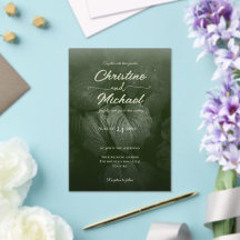 Grönt löv elegant Greenery vår bröllop