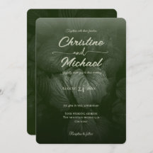 Grönt löv elegant Greenery vår bröllop