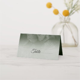 Grönt löv elegant Greenery vår bröllop Placeringskort