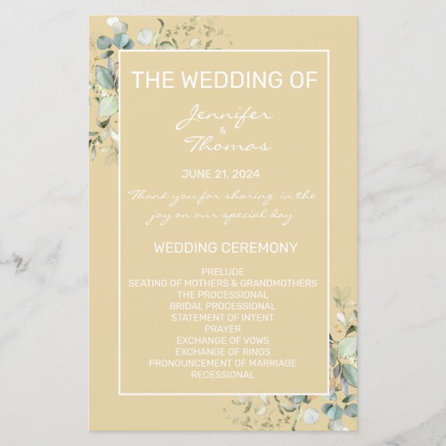 Grönt Löv, Elegant Minimalism Program (Framsida)