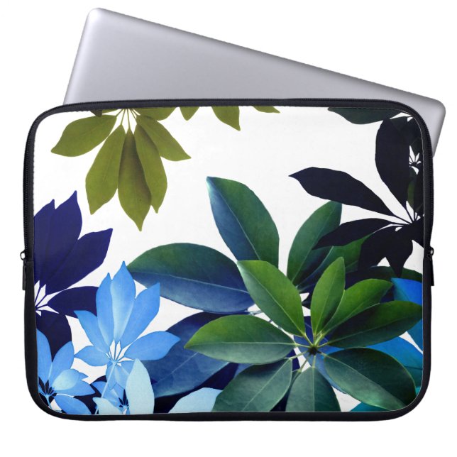 Grönt Löv, Foliage Neoprene Laptop sleeve 15 tum (Framsidan)