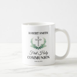 Grönt löv första kommunfullmäktige kaffemugg