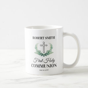 Grönt löv första kommunfullmäktige kaffemugg