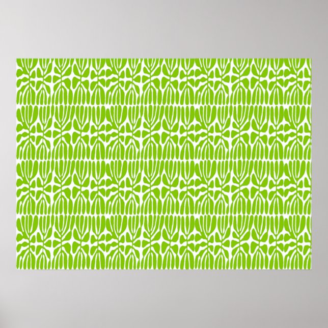 Grönt Löv, Homage Matisse Poster (Framsidan)