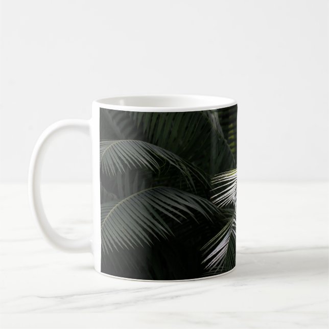 GRÖNT LÖV KAFFEMUGG (Vänster)